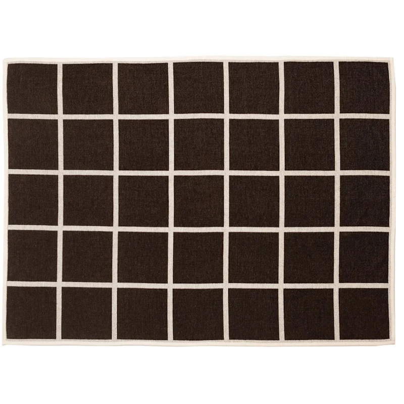 Criss Decke 140x200 cm, Dunkelbraun