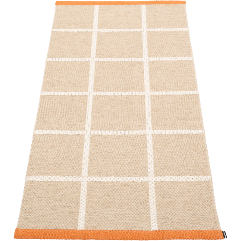 Criss Kunststoffmatte Beige / Vanilla / Pale Orange, 70x150 cm