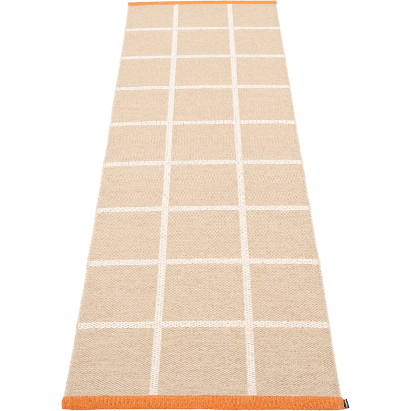 Criss Kunststoffmatte Beige / Vanilla / Pale Orange, 70x225 cm