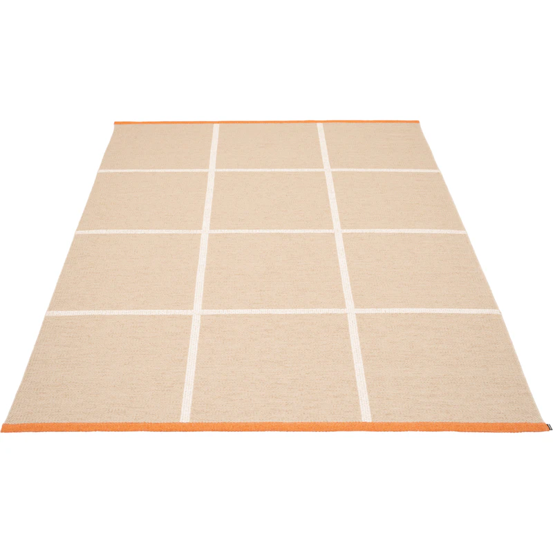Criss Kunststoffmatte Beige / Vanilla / Pale Orange, 180x260 cm