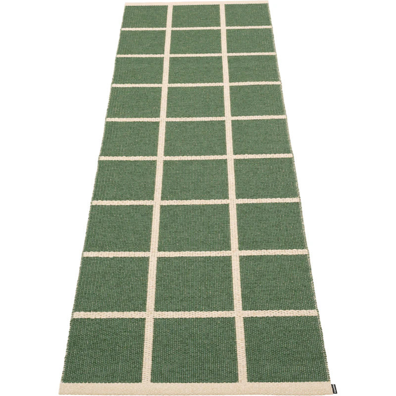 Criss Kunststoffmatte Leaf / Cream, 70x225 cm