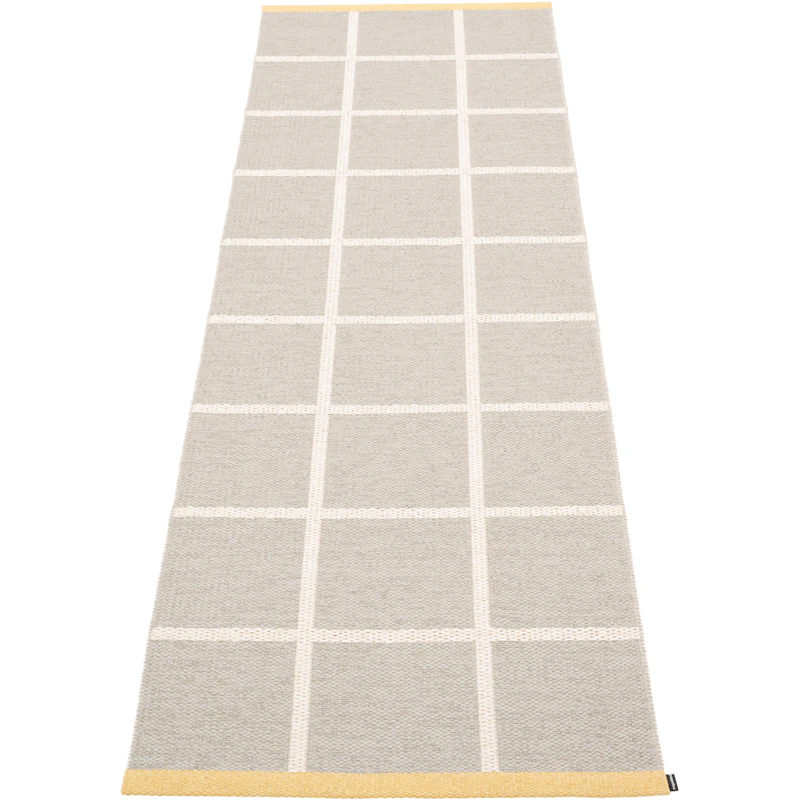 Criss Kunststoffmatte Linen / Vanilla / Pale Yellow, 70x225 cm