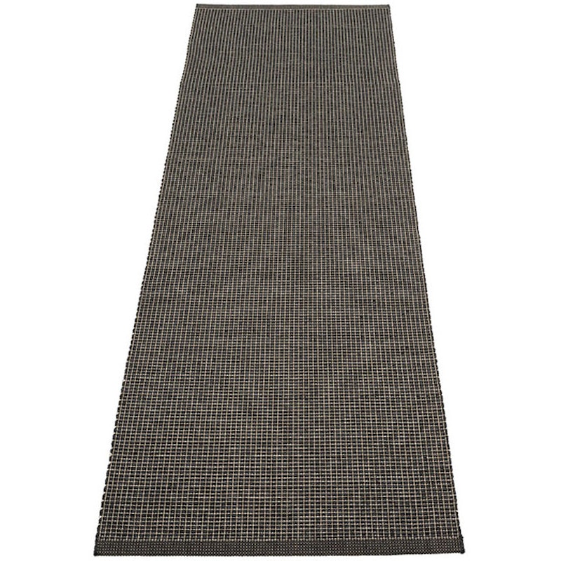 Emm Teppich 70x240 cm, Schwarz