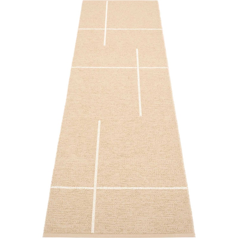 Fred Teppich 70x270 cm, Beige / Vanilla