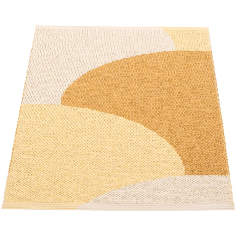 Hill Teppich 70x90 cm, Ochre / Pale Yellow / Cream