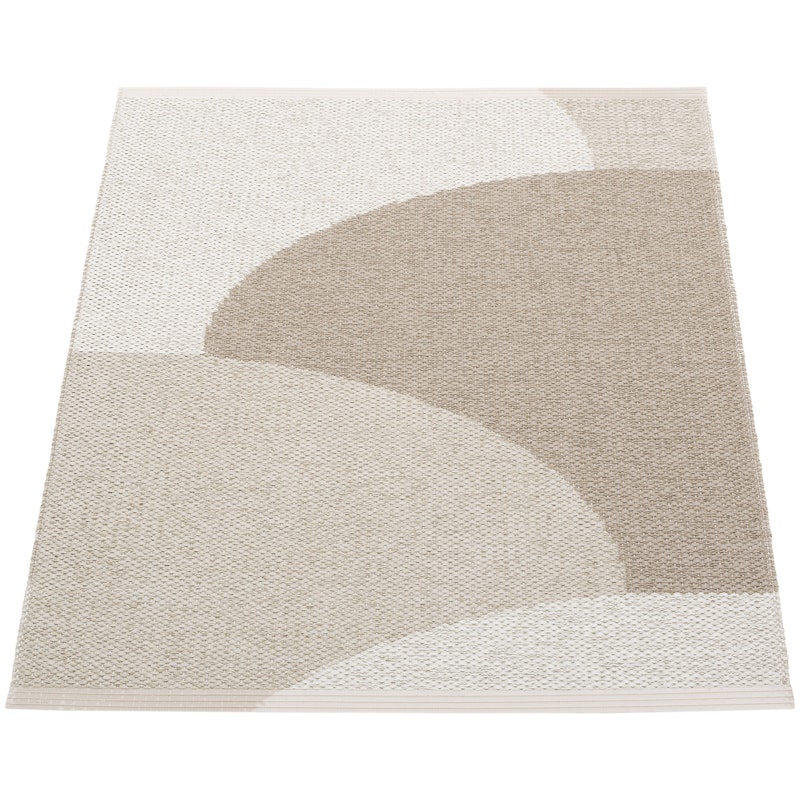 Hill Teppich 70x90 cm, Dark Linen / Linen / Fossil Grey