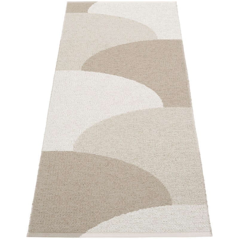 Hill Teppich 70x180 cm, Dark Linen / Linen / Fossil Grey
