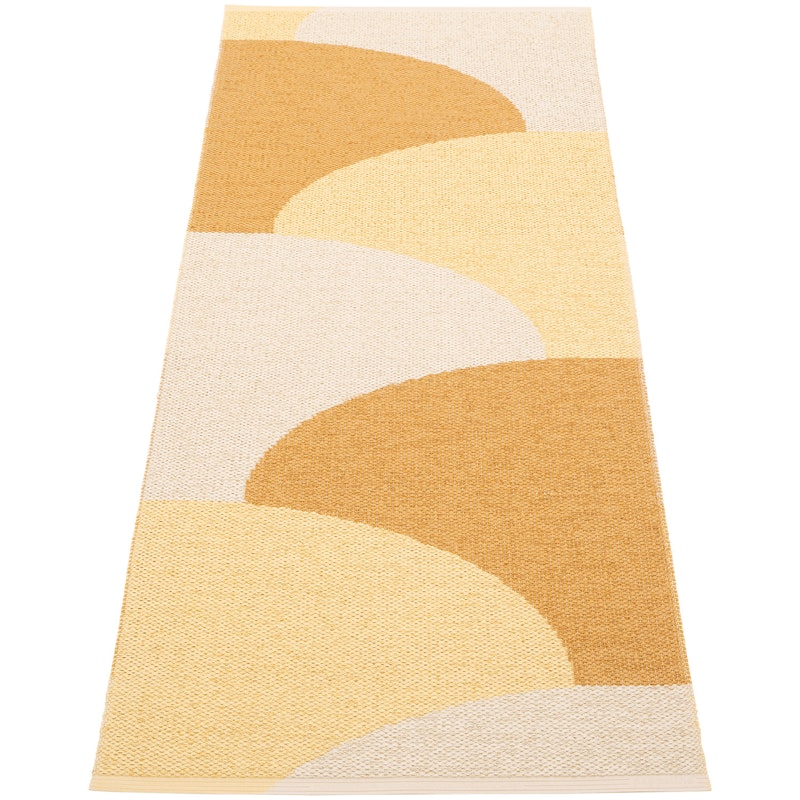 Hill Teppich 70x180 cm, Ochre / Pale Yellow / Cream