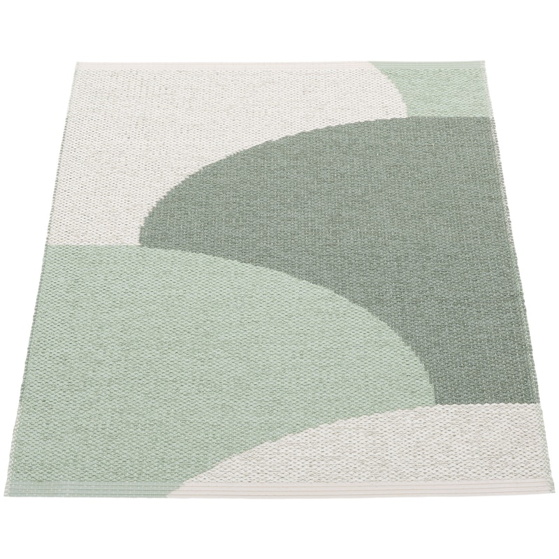 Hill Teppich 70x90 cm, Army / Misty Mint / Fossil Grey