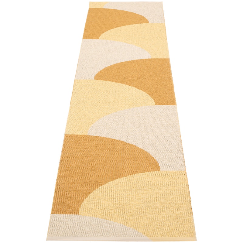 Hill Teppich 70x270 cm, Ochre / Pale Yellow / Cream