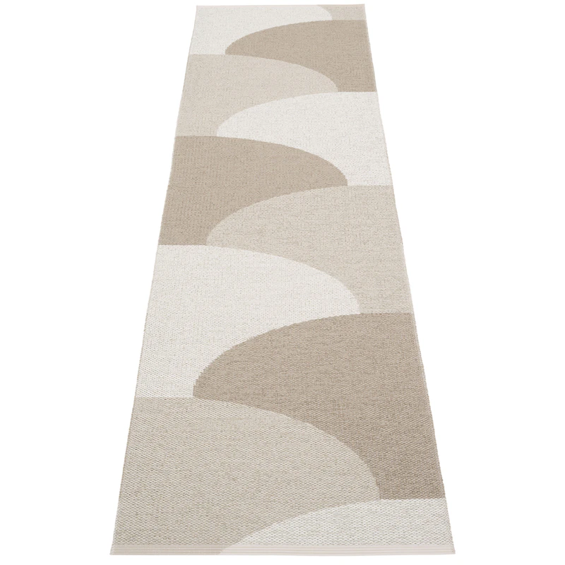 Hill Teppich 70x270 cm, Dark Linen / Linen / Fossil Grey