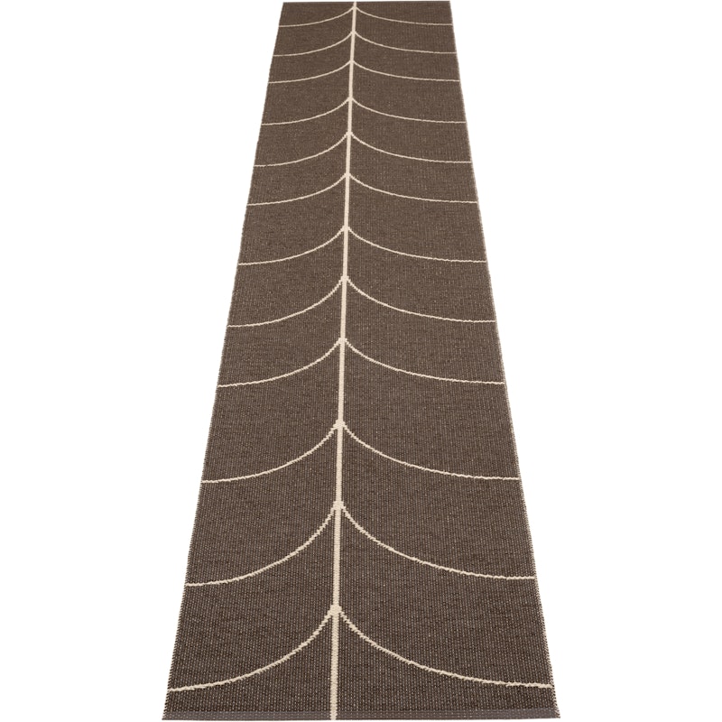 Leif Kunststoffmatte Dark Brown / Cream, 70x360 cm