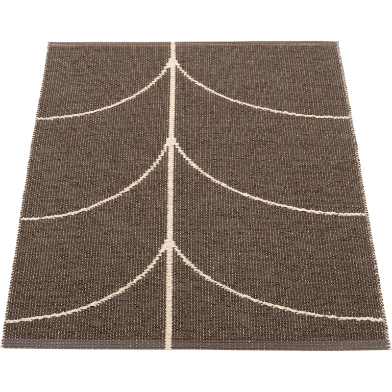 Leif Kunststoffmatte Dark Brown / Cream, 70x90 cm