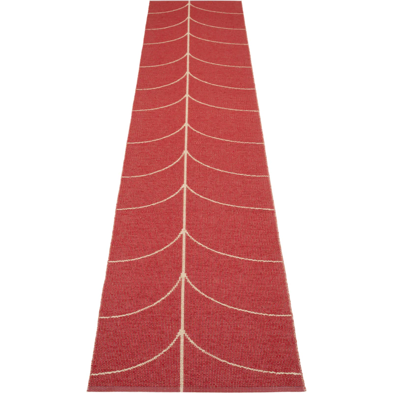 Leif Kunststoffmatte Berry / Beige, 70x360 cm