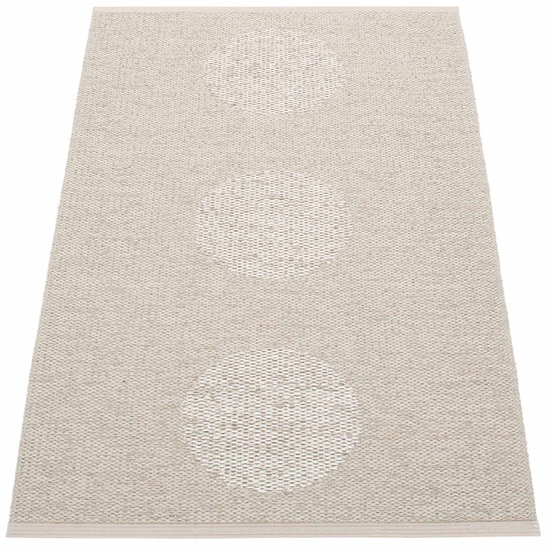 Vera 2.0 Teppich Leinen / Stone Metallic, 70x120 cm