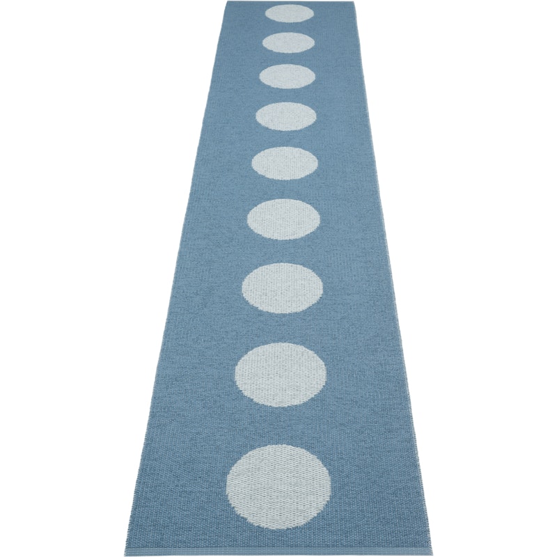 Vera Pop Teppich 70x360 cm, River Blue / Blue Fog