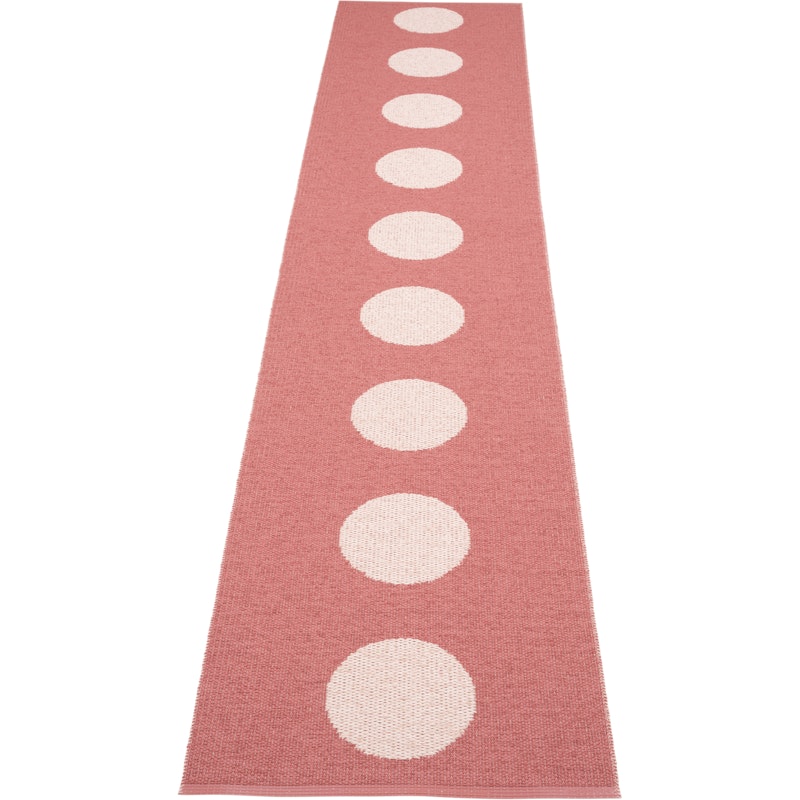 Vera Pop Teppich 70x360 cm, Blush / Pearl Pink