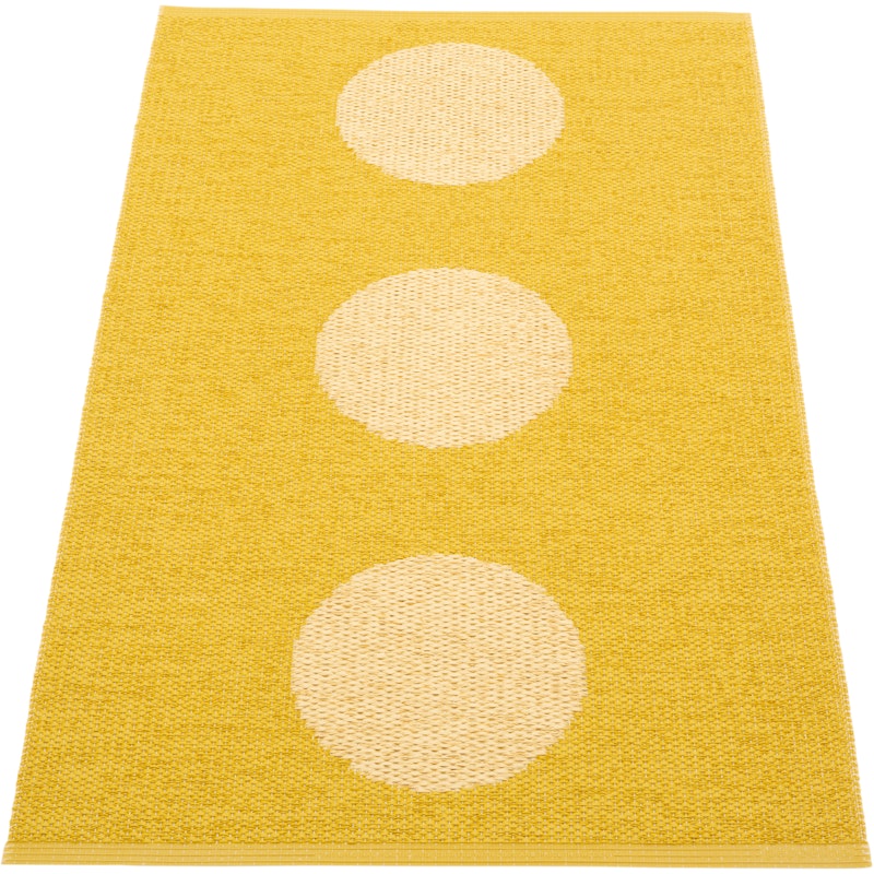 Vera Pop Teppich 70x120 cm, Mustard / Pale Yellow