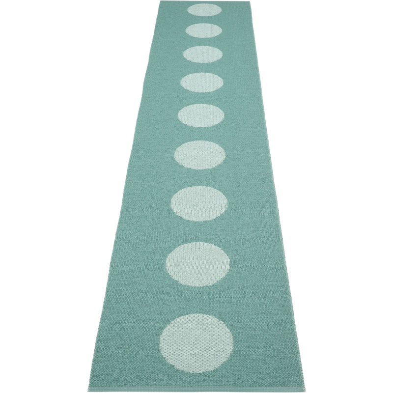 Vera Pop Teppich 70x360 cm, Jade / Pale Turquoise