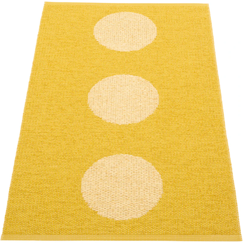 Vera Pop Teppich 70x120 cm, Mustard / Pale Yellow