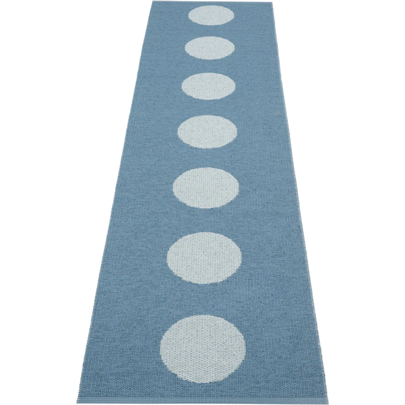 Vera Pop Teppich 70x280 cm, River Blue / Blue Fog