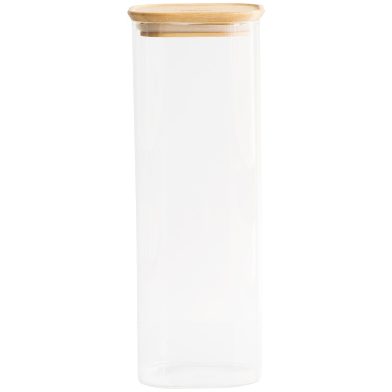 Glasgefäß Mit Deckel Quadratisch, 2,2 L
