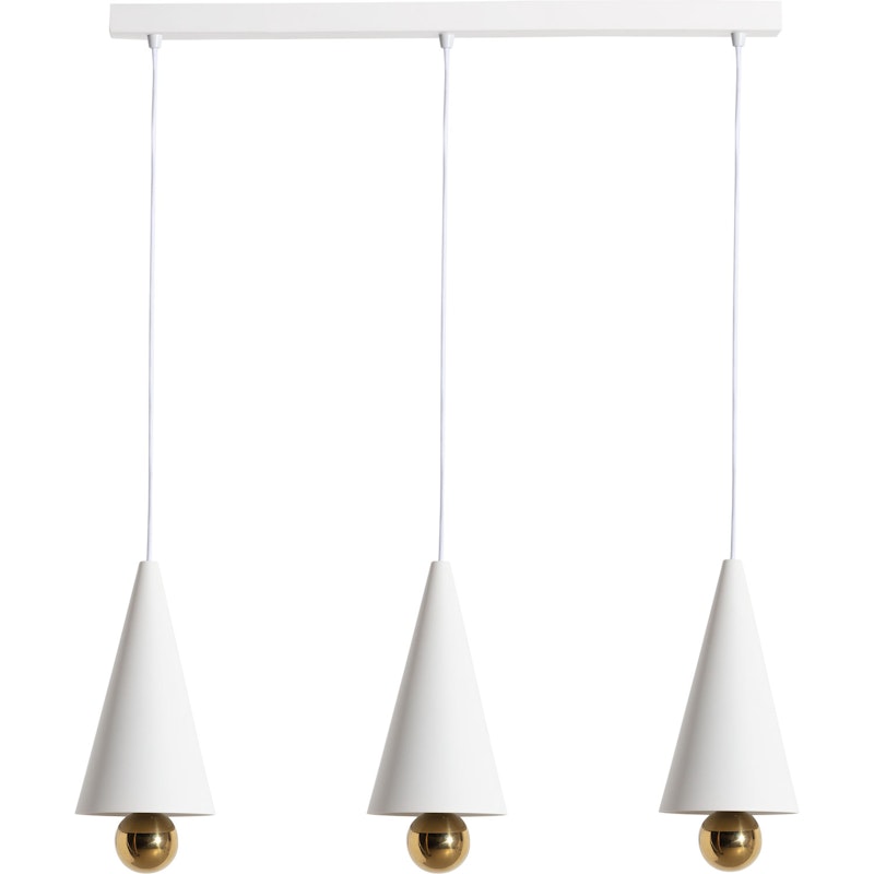 Cherry LED Hängelampe 3 Hängelampen, Weiß