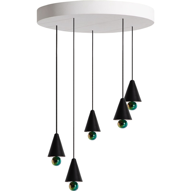 Cherry LED Kronleuchter, Schwarz