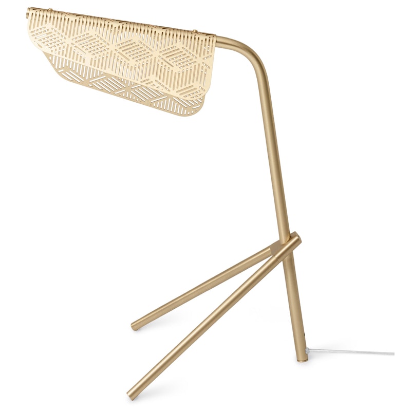 Mediterranea Tischlampe, Messing