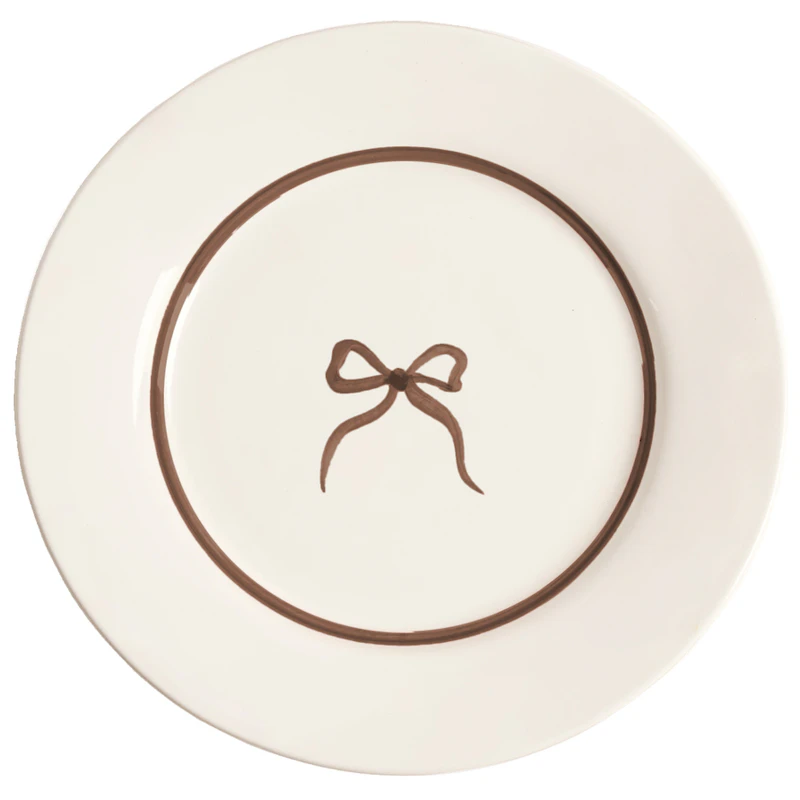 Bow Beilagenteller 22 cm, Braun