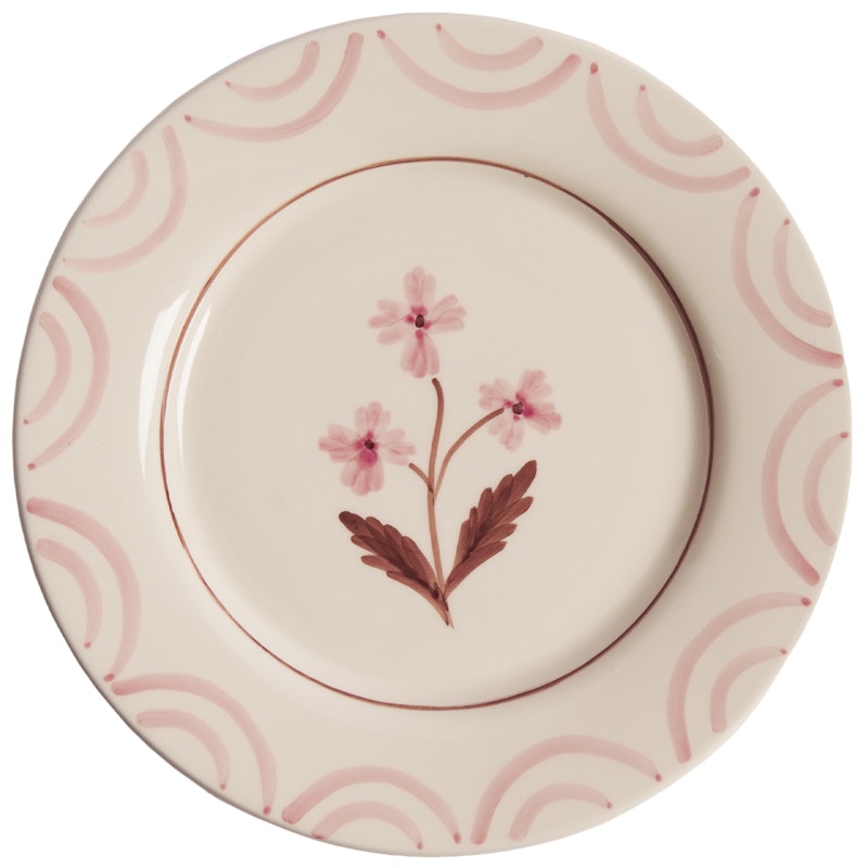 Cottage Flower Teller 28 cm, Hellrosa