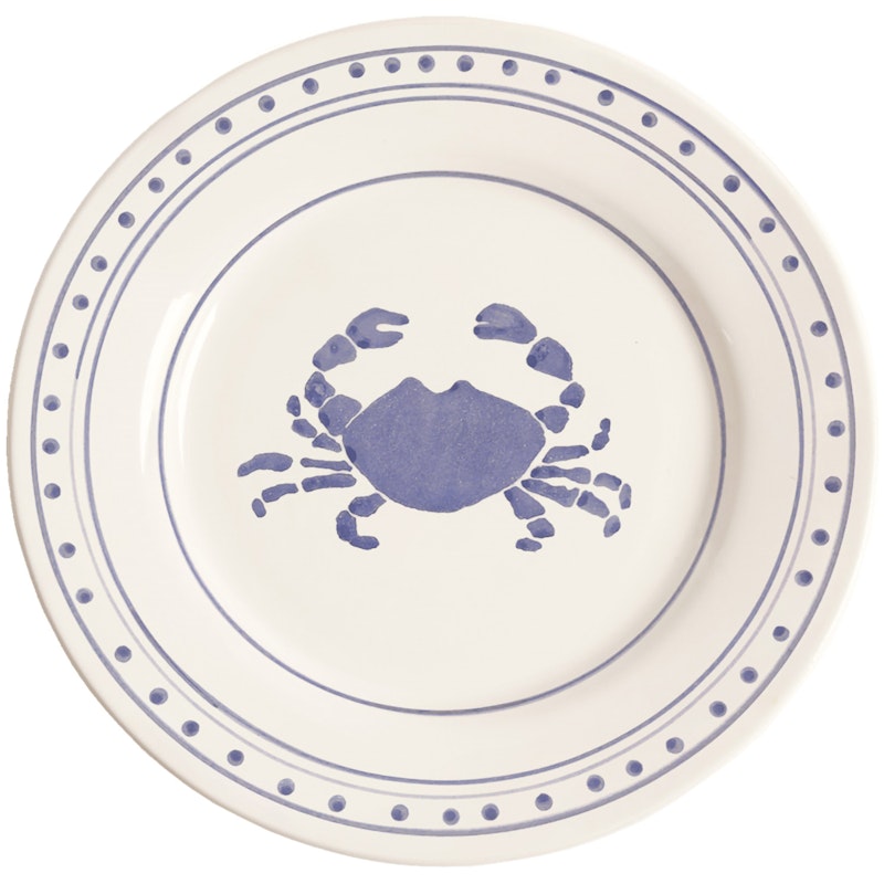 Crab Beilagenteller 22 cm, Blau