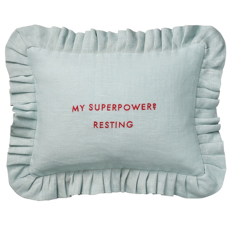 Quote Kissenbezug 30x40 cm, Teal