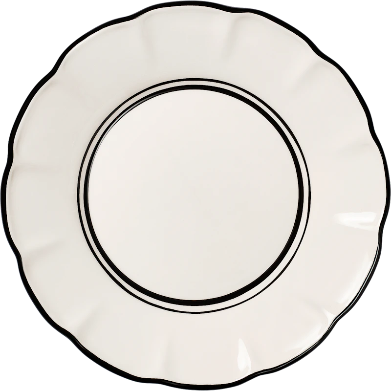 Bistro Speiseteller 28 cm, Schwarz