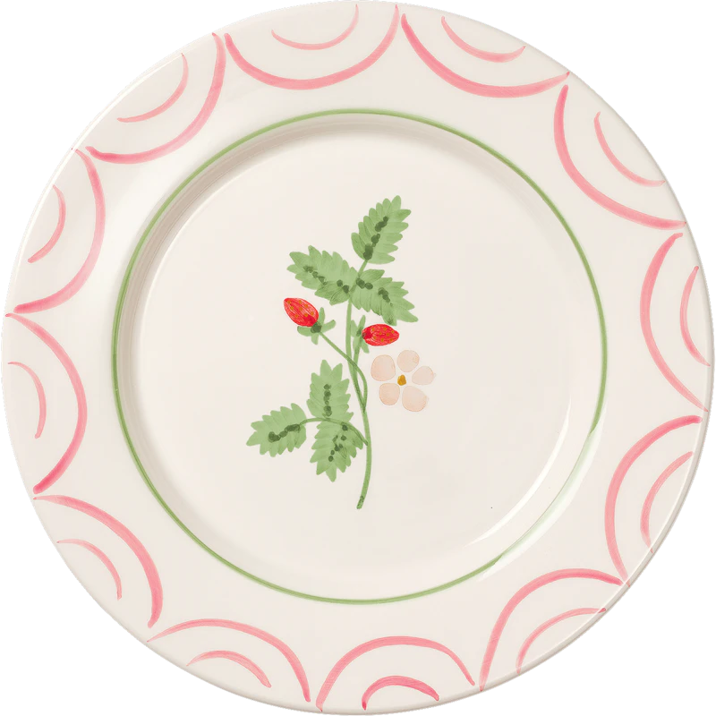 Cottage Flower Speiseteller Wild Strawberry 28 cm