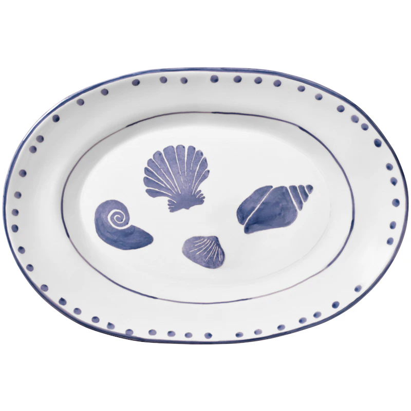Marine Servierteller 28 cm, Blau