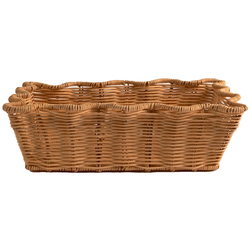 Scallop Korb 20x30 cm, Natur