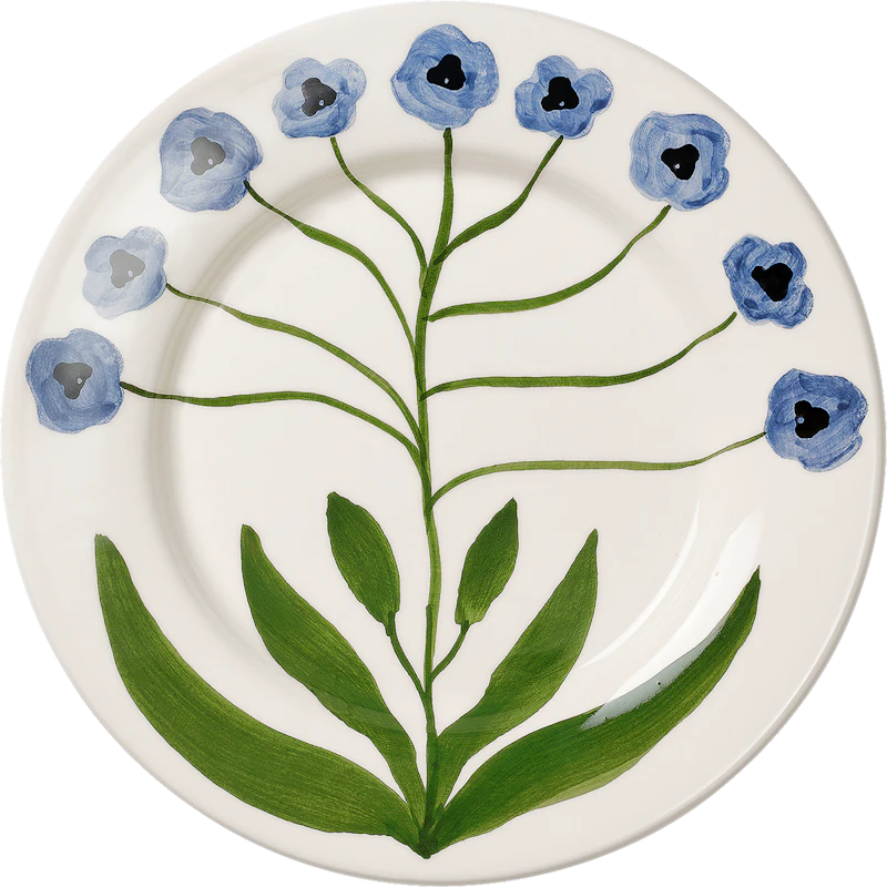 Pansy Beilagenteller Madelen Möllard x Pick a Poppy 22 cm