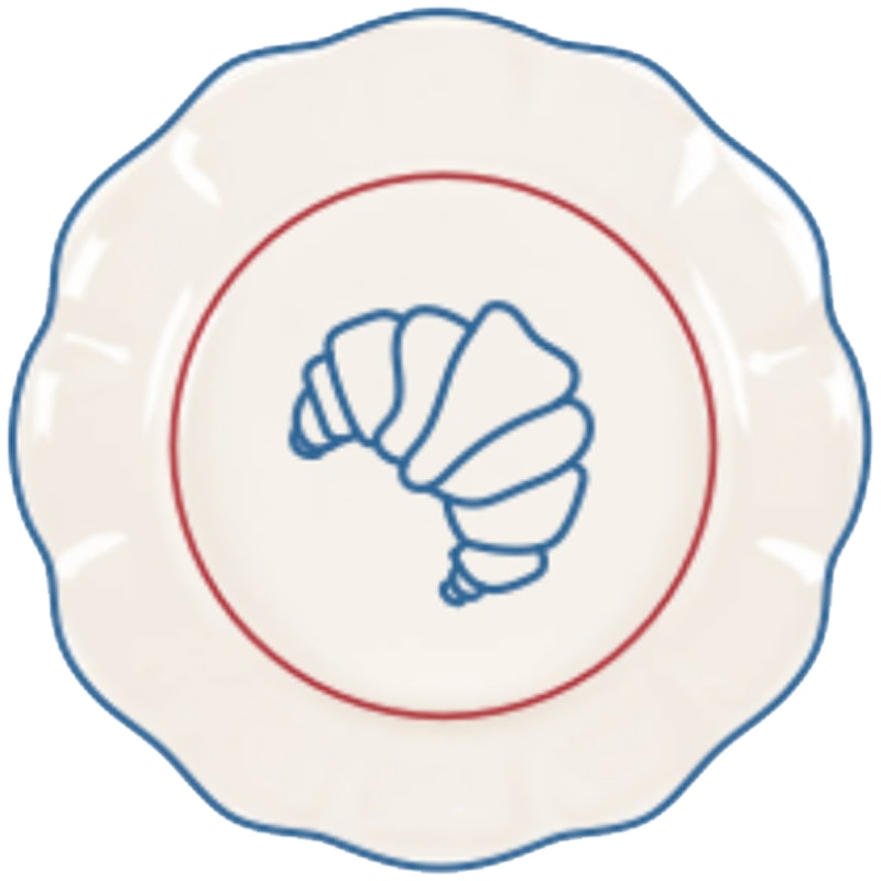 Picnic Beilagenteller 21 cm, Blau