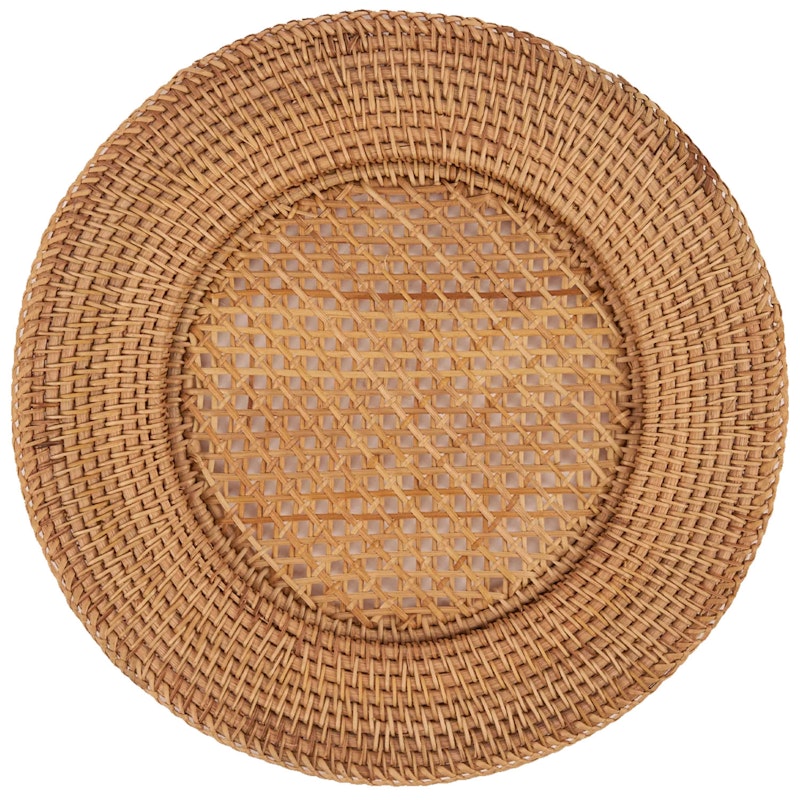 Scallop Platzset Rattan 36 cm, Natur