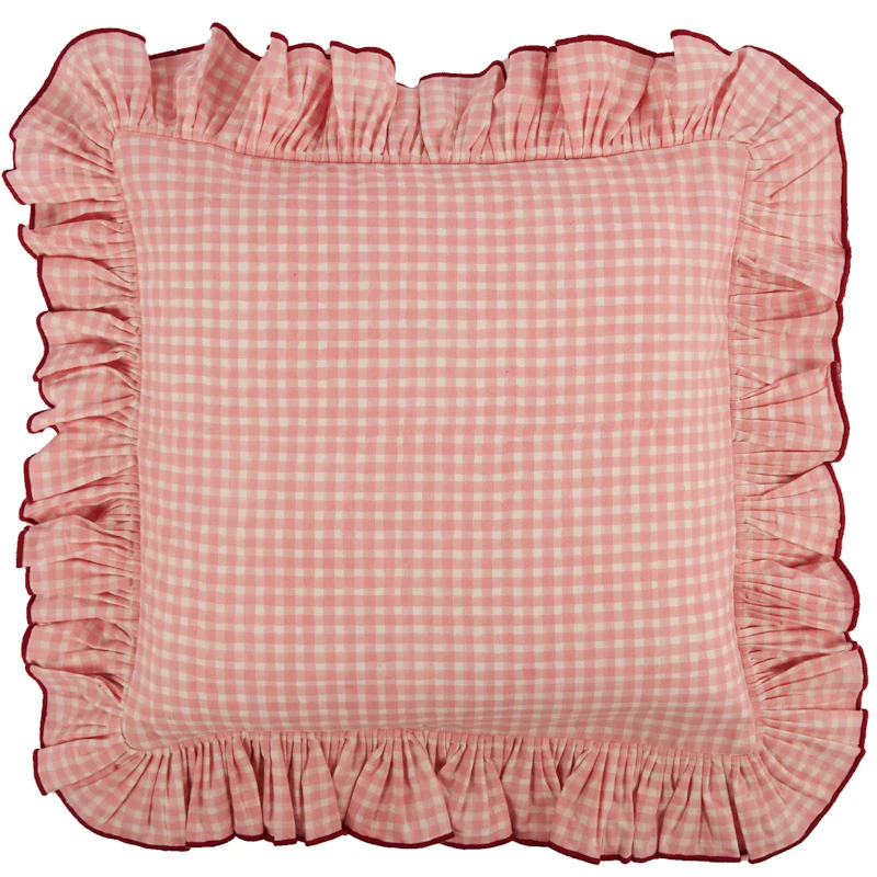 Vichy Kissenbezug 40x40 cm, Rosa