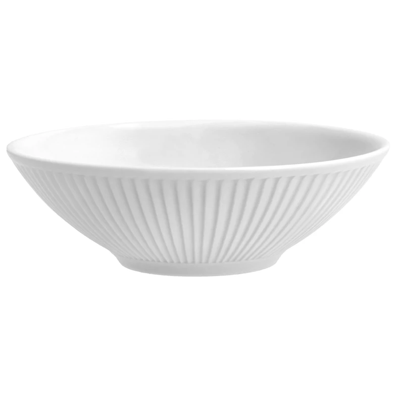Plissé Schüssel 14 cm Weiß