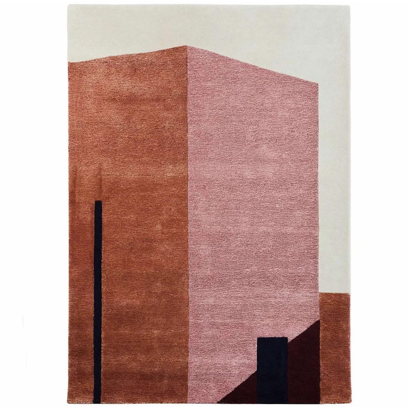 Arqui 1 Teppich 200x300 cm, Rot/Peach