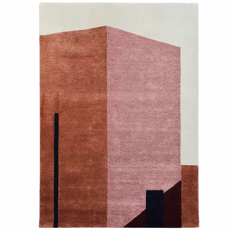 Arqui 1 Teppich 170x240 cm, Rot/Peach