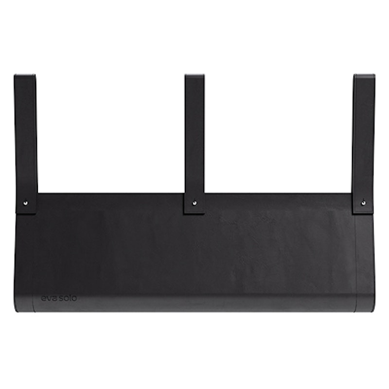 Carry Aufbewahrungstasche Leder, Schwarz