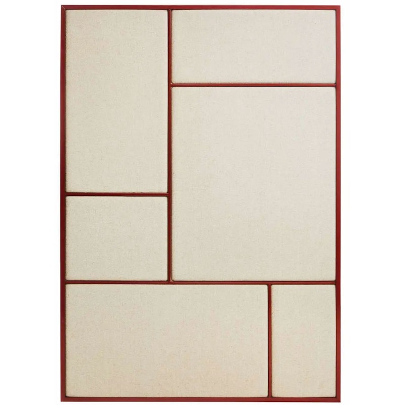 Nouveau Pin Pinnwand Groß, Basque Red