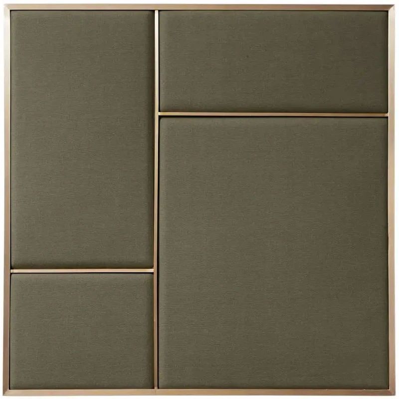 Nouveau Pin Pinnwand Mittlerer, Messing / Oyster Grey