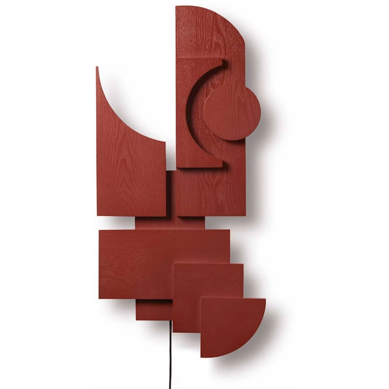 Totem Deco Wandleuchte, Basque Red