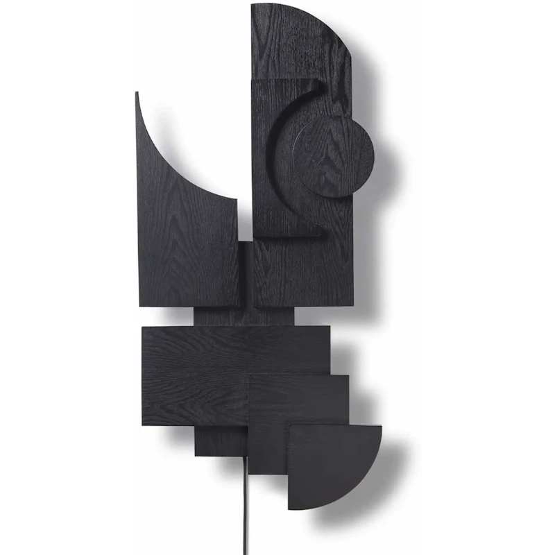 Totem Deco Wandleuchte, Schwarz