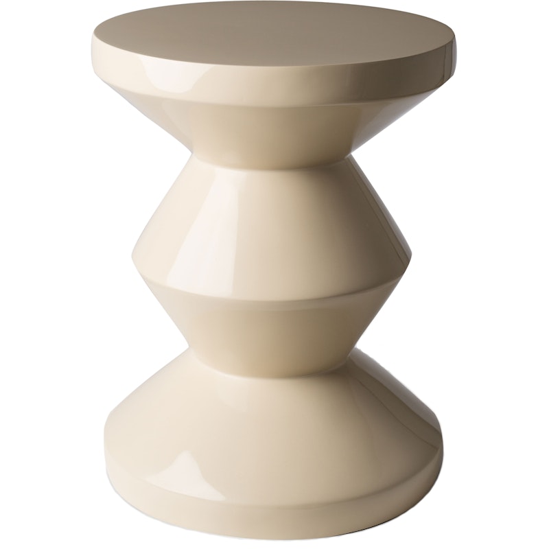 Zig Zag Hocker, Beige